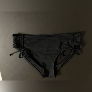 Black bikini bottoms, size medium